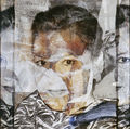 Γιώργος Κουβάκις, Πορτραίτο της Μ.Λ.Π., 1995, μικτή τεχνική, 90 x 90 εκ.