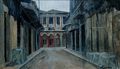 Δάφνη Αγγελίδου, Νυχτερινό αστικό τοπίο, 1988, ακρυλικά, 35 x 60 εκ.