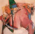 Γιώργος Γκολφίνος, Dry Bar, 1982, ακρυλικά, 160 x 160 εκ.