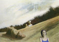 Γιώργος Γκολφίνος, Ακολουθώντας την Μάρθα, 1994, ακρυλικά σε ξύλο, 50 x 70 εκ.