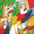 Γιώργος Γκολφίνος, The painter 3, 2012, ακρυλικά σε μουσαμά, 65 x 65 εκ.