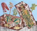 Χριστόφορος Κατσαδιώτης, Αλκοόλ για δυο, 2013, οξυγραφία, 41 x 49,5 εκ.