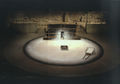 Giorgos Ziakas, Euripides ELECTRA, Directed by Kostas Tsianos, Thessalian Theatre, 1988, plastic model of the stage. Scale: 1/50