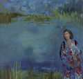 Ηώ Αγγελή, Anna Blue, 2007, ακρυλικό σε καμβά, 130 x 140 εκ.