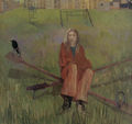 Ηώ Αγγελή, Όλγα, 2009, ακρυλικό σε καμβά, 140 x 150 εκ.