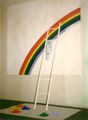 Stathis Chryssikopoulos, Rainbow, 1982, installation, Arte Fiera di Bari, Italy