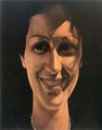 Δημοσθένης Σκουλάκης, Το πορτρέτο της Άννας, 1985, λάδι σε μουσαμά, 101 x 80 εκ.
