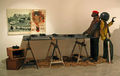 Miltos Michailidis, Floor exercises, 2009-2010, installation, mixed media, variable dimensions
