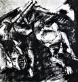 Γιάννης Τζερμιάς, Εικόνα 5, 1984, μελάνι σε χαρτί, 150 x 150 εκ.