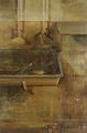 Άννα Μαρία Τσακάλη, Οι βρύσες του εργαστηρίου στο Παρίσι, Παρίσι 1987, βινυλικό και λάδι σε πανί, 125 x 85 εκ.