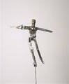 Yiorgos Avgeros, Equilibrist, 1994, metal, height of figure 17 cm