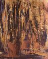 Κούλα Μπεκιάρη, Κάκτοι, λάδι σε ξύλο, 64 x 53 εκ.
