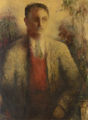 Koula Bekiari, Portrait of Alekos Bekiaris, oil on canvas, 130 x 100 cm