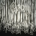 Lydia Dambassina, Untitled, 2008, 200 knots in fabric, variable dimensions
