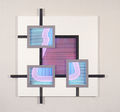 Vasilis Geros, Untitled, 1990, wood, plexiglas, light, 168 x 168 cm