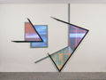 Vasilis Geros, Untitled, 1990, wood, plexiglas, light, 360 x 300 cm