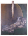Βασίλης Γέρος, Προκλητική ομορφιά, μεγαλοπρεπής έλξη, 2005, οξειδώσεις σε χάλυβα, 100 x 100 εκ.