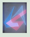 Vasilis Geros, Untitled, 1988, wood, plexiglas, light, 100 x 70 cm