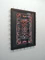 Δημήτρης Φουτρής, The evil that men do, 2006, ψηφιακή εκτύπωση, κορνίζα, μεταλλικά καρφιά, 75 x 95 εκ.