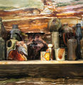 Martha Dimitropoulou, Alabaster (detail), 2000, enamel paint on plastic surface