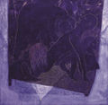 Νίκος Μιχαλιτσιάνος, Τρώγωντας, 1999, λάδι σε καμβά, 120 x 120 εκ.