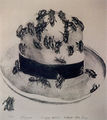Titika Salla, Speechless swarm, lithograph, 70 x 60 cm
