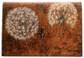 Titika Salla, Chicory - Dandelion I, 1993, painting on wood, 24 x 34 cm