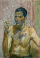 Tassos Missouras, Untitled, 1984-85, oil on canvas, 64 x 44 cm