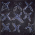 Δημήτρης Τράγκας, The Nine Existences, 1988, μικτή τεχνική σε καμβά, 180 x 180 εκ.