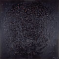 Dimitris Tragkas, 1000 Small Holes, 1989, mixed media on canvas, 180 x 180 cm