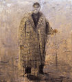 Γιάννης Καστρίτσης, Το παλτό, 2003, λάδι σε μουσαμά, 236 x 206 εκ.