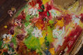 Γιάννης Καστρίτσης, Ποιός φοβάται το χονδροκόκκινο (λεπτομέρεια), 2017, λάδι σε μουσαμά, 200 x 280 εκ.