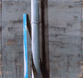 Βασίλης Καρακατσάνης, Επιτοίχια, 2002, μικτή τεχνική σε καμβά, 100 x 100 εκ.