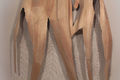 Βαρβάρα Σπυρούλη, Ρίζομα (λεπτομέρεια), 2015, ξύλο Balsa σύρμα αλπακά, 170 x 78 x 8 εκ.