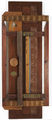 Βασίλης Σκυλάκος, Χωρίς τίτλο, πριν το 1979, μικτή τεχνική σε ξύλο, 138 x 55 εκ.