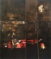 Jannis Spyropoulos, Diptych No. 12, 1978, oil on canvas, 162 x 140 cm