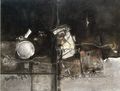 Jannis Spyropoulos Crossing L, 1979, oil on canvas, 90 x 116 cm