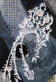 Έφη Χαλυβοπούλου, Wave, 2011, μικτά υλικά σε χαρτί, 198 x 136 εκ.