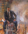 Andreas Kontellis, Father, 1990, oil on canvas, 180 x 160 cm