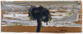 Σταύρος Ιωάννου, Χωρίς τίτλο, ακρυλικό σε χαρτόνι, 17 x 43 εκ.