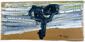 Σταύρος Ιωάννου, Χωρίς τίτλο, ακρυλικό σε χαρτόνι, 18 x 37 εκ.