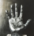 George Zongolopoulos, Hand, 1988, bronze, height 80 cm