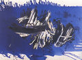 Γιάννης Γαΐτης, Σύνθεση, 1962, λάδι σε μουσαμά, 54 x 73 εκ.