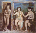 Yannis Moralis, Funerary, 1958, oil on canvas, 204 x 223 cm