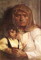 Alekos Kontopoulos, Mother, 1950, oil, 160 x 110 cm