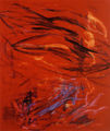 Theodoros Stamos, Infinity Field-Lefkada Series, KA-E 311, 1992, acrylic and oil on canvas, 152.5 x 127 cm