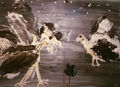 Θάνος Τσίγκος, Χωρίς τίτλο, 1953, λάδι, 73 x 100 εκ.