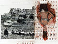 Miltos Michailidis, Sheep under the Acropolis, 2009-2010, mixed media, 90 x 120 cm