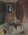 Κωστής Γεωργίου, Χωρίς τίτλο, 1987-89, λάδι σε μουσαμά, 150 x 120 εκ.