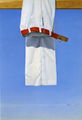 Achilleas Droungas, Trousers, 1977, oil on canvas, 120 x 75 cm